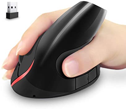 mouse inalambrico vertical ergonomico